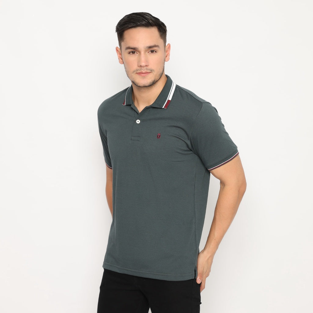 MATSUDA Kaos Polo Shirt Pria Kerah Chino