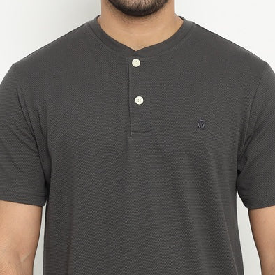 MATSUDA Henley T shirt Texture Popcorn Goto