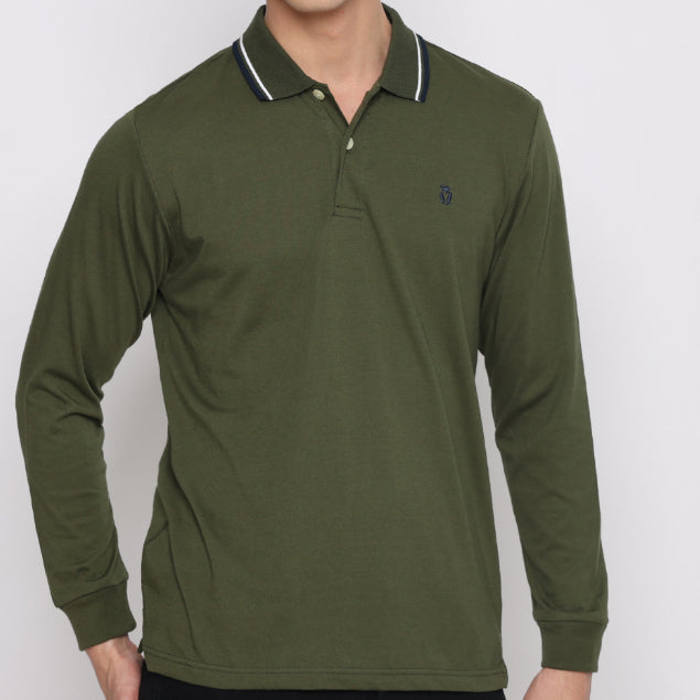 Matsuda Kaos Polo Shirt Lengan Panjang Pria Kerah Kasuga