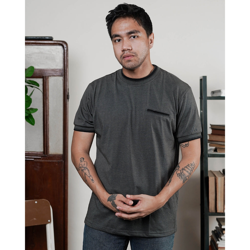 MATSUDA Kaos Pria T Shirt Edogawa Seri Warna Hijau