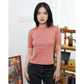 Matsuda Kaos Rib Polos Wanita Cotton T Shirt Elliot