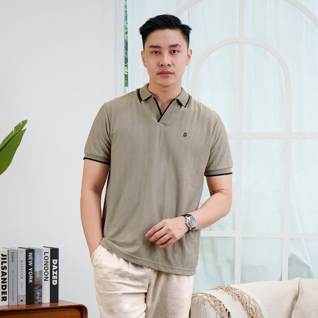 MATSUDA Kaos Polo Shirt Pria Kerah Takizawa