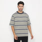 MATSUDA Kaos Oversize Stripe Monbetsu