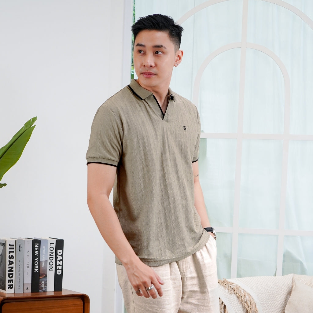 MATSUDA Kaos Polo Shirt Pria Kerah Takizawa