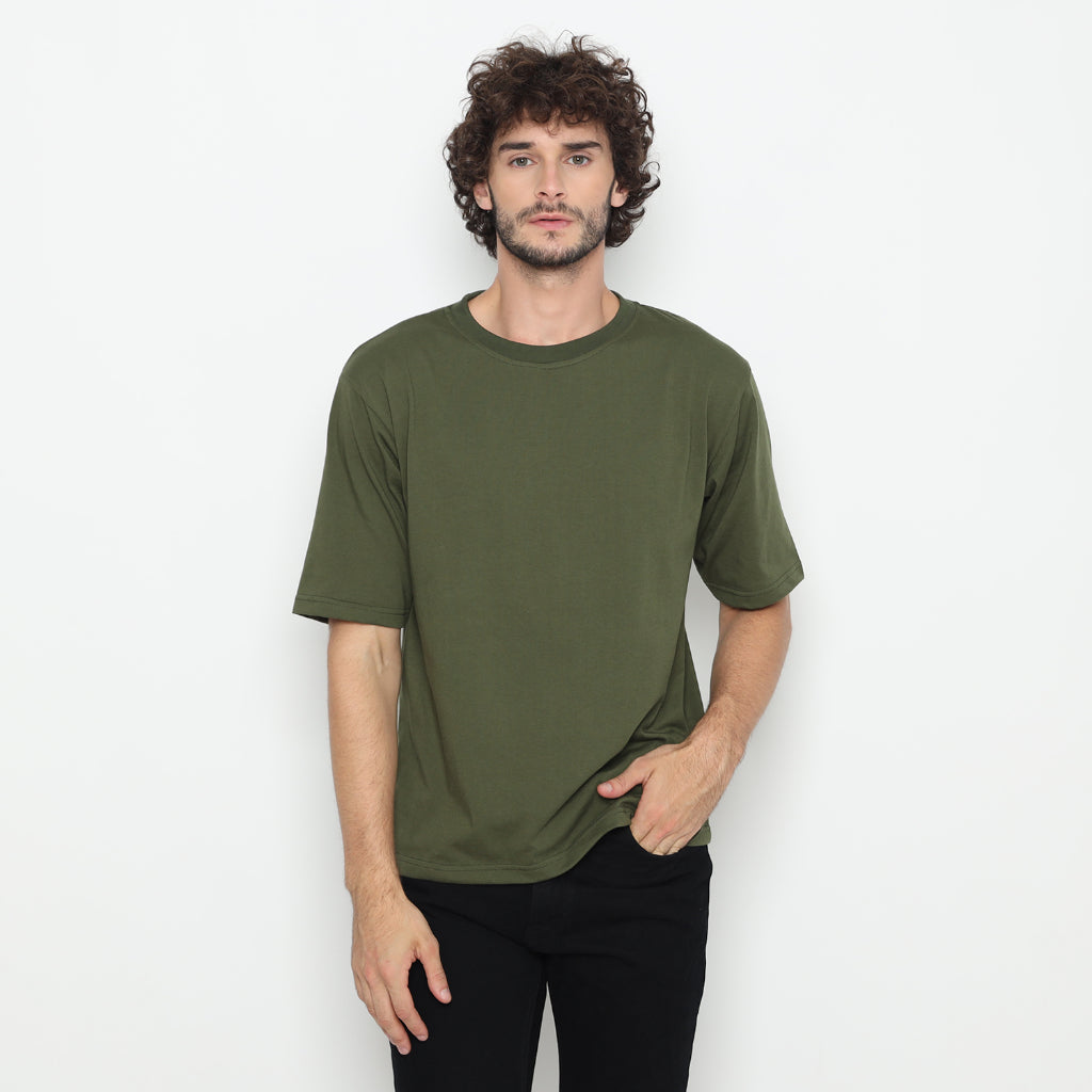 MATSUDA Kaos Katun Oversize Polos Namegata