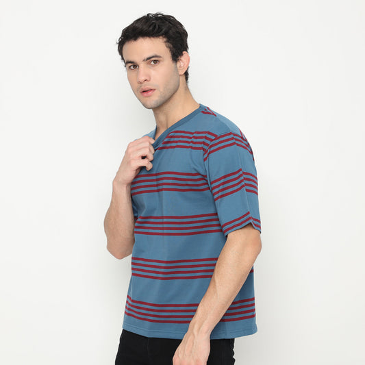 MATSUDA Kaos Oversize 20s Stripe T shirt Nankoku