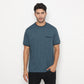MATSUDA Kaos Pria T shirt Edogawa Seri Warna Biru