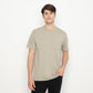 MATSUDA Kaos Polos Pocket T Shirt Cotton Chuo Seri Warna Hitam Putih Bumi