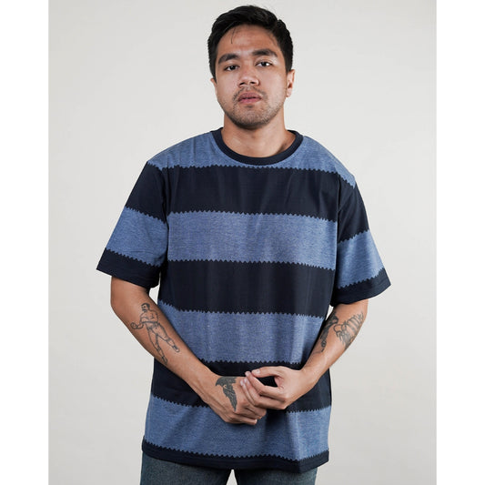 MATSUDA Kaos Oversize Stripe T shirt Katun Ogori