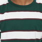 MATSUDA Kaos Oversize Stripe Mobara Green