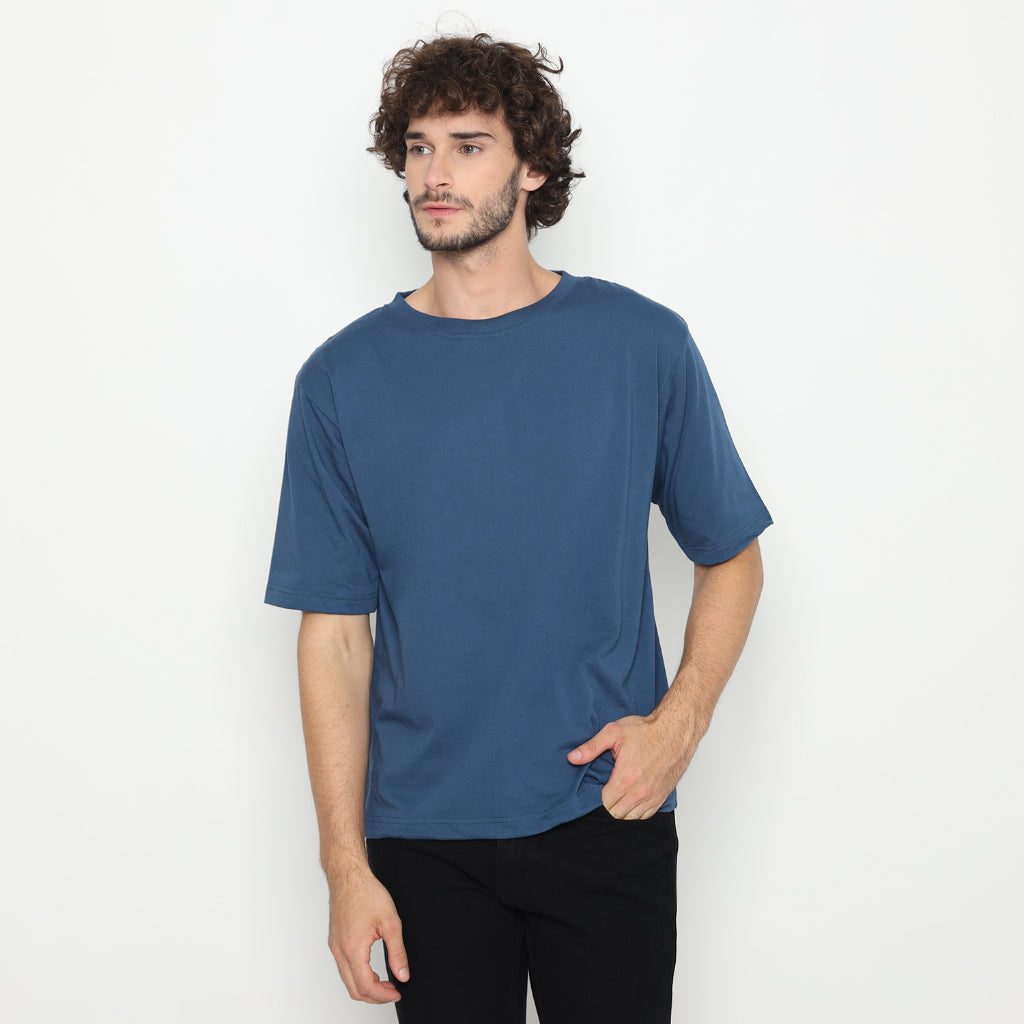 MATSUDA Kaos Katun Oversize Polos Namegata