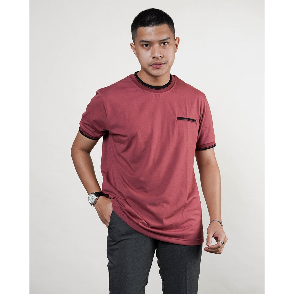 MATSUDA Kaos Pria T Shirt Edogawa Seri Warna Merah
