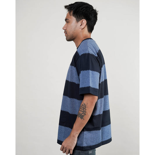 MATSUDA Kaos Oversize Stripe T shirt Katun Ogori