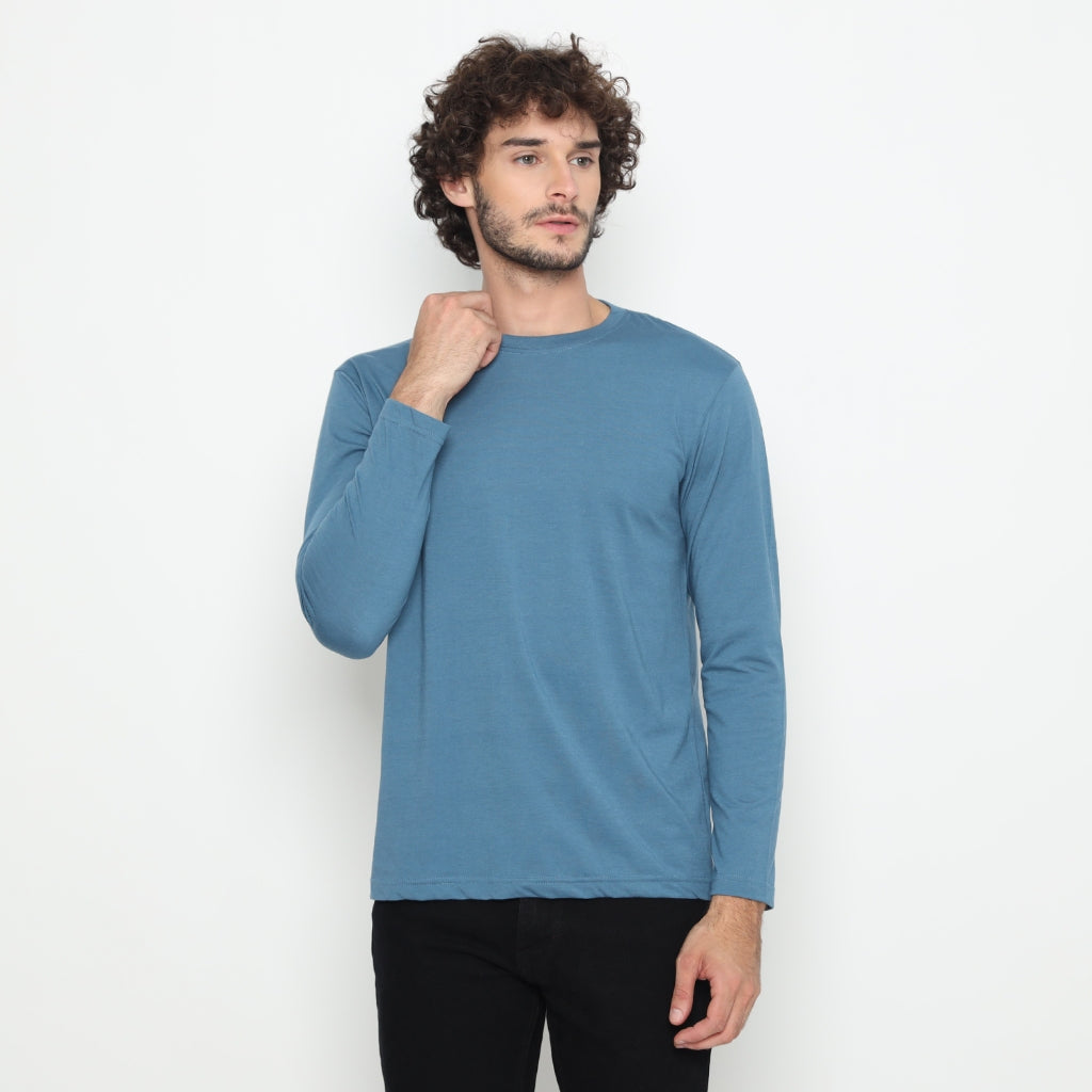 MATSUDA Kaos T Shirt Lengan Panjang Pria Katun Iwamizawa