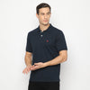 MATSUDA Kaos Polo Shirt Pria Kerah Kushima Seri Warna Biru