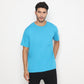 MATSUDA Kaos Polos Pocket T Shirt Cotton Chuo Seri Warna Biru