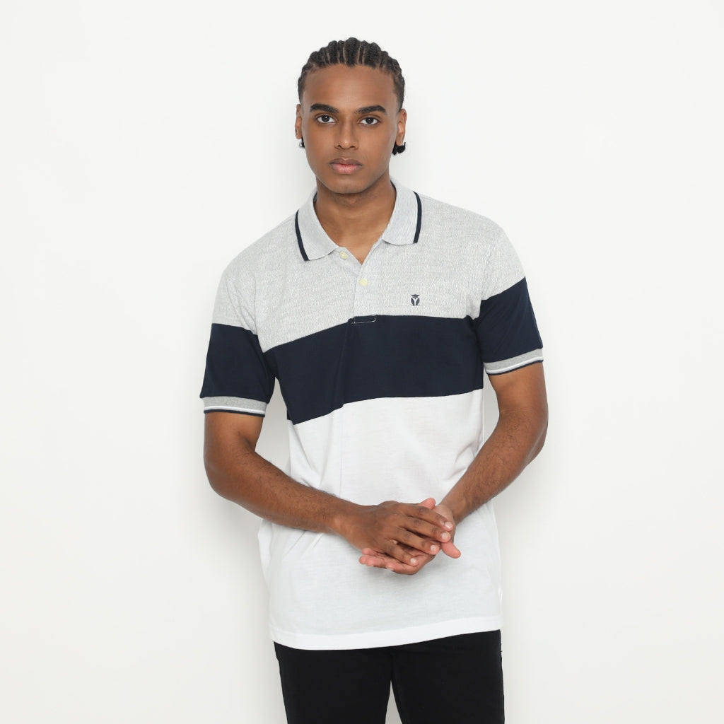 MATSUDA Kaos Polo Pria Katun Baju Cowok Kerah Kishiwada