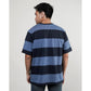 MATSUDA Kaos Oversize Stripe T shirt Katun Ogori