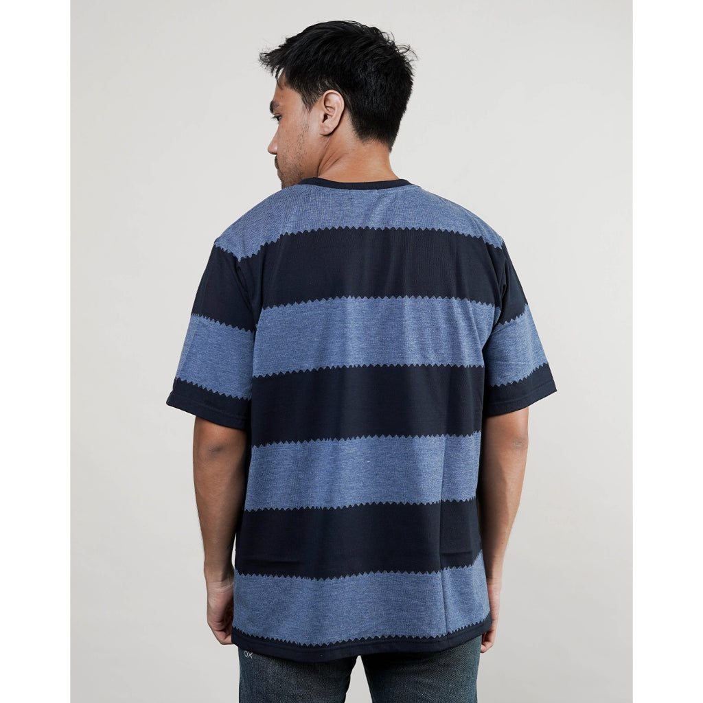 MATSUDA Kaos Oversize Stripe T shirt Katun Ogori