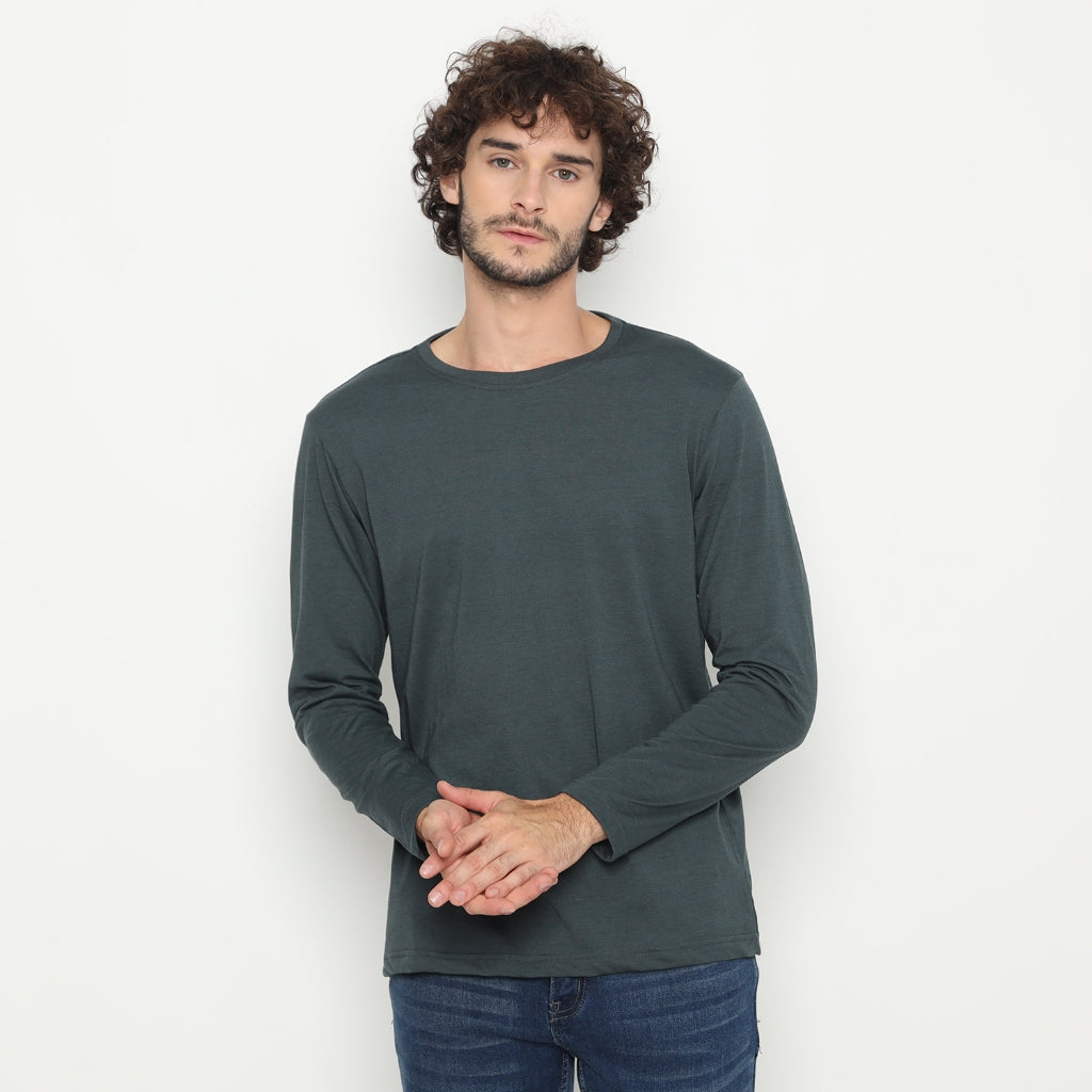 MATSUDA Kaos T Shirt Lengan Panjang Pria Katun Iwamizawa