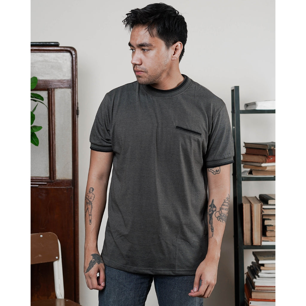 MATSUDA Kaos Pria T Shirt Edogawa Seri Warna Hijau