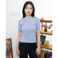 Matsuda Kaos Rib Polos Wanita Cotton T Shirt Elliot