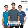 MATSUDA Kaos Pria T shirt Edogawa Seri Warna Biru