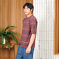 MATSUDA Kaos Oversize Stripe Nerima Wine