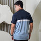 MATSUDA Kaos Polo Shirt Pria Kerah Liyama NAVY L BLUE