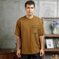 MATSUDA Kaos Polos Pocket T Shirt Cotton Obihiro Bistre