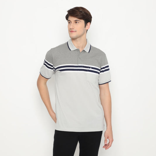 MATSUDA Kaos Polo Pria Jumbo Size Katun Kerah Matsuyama