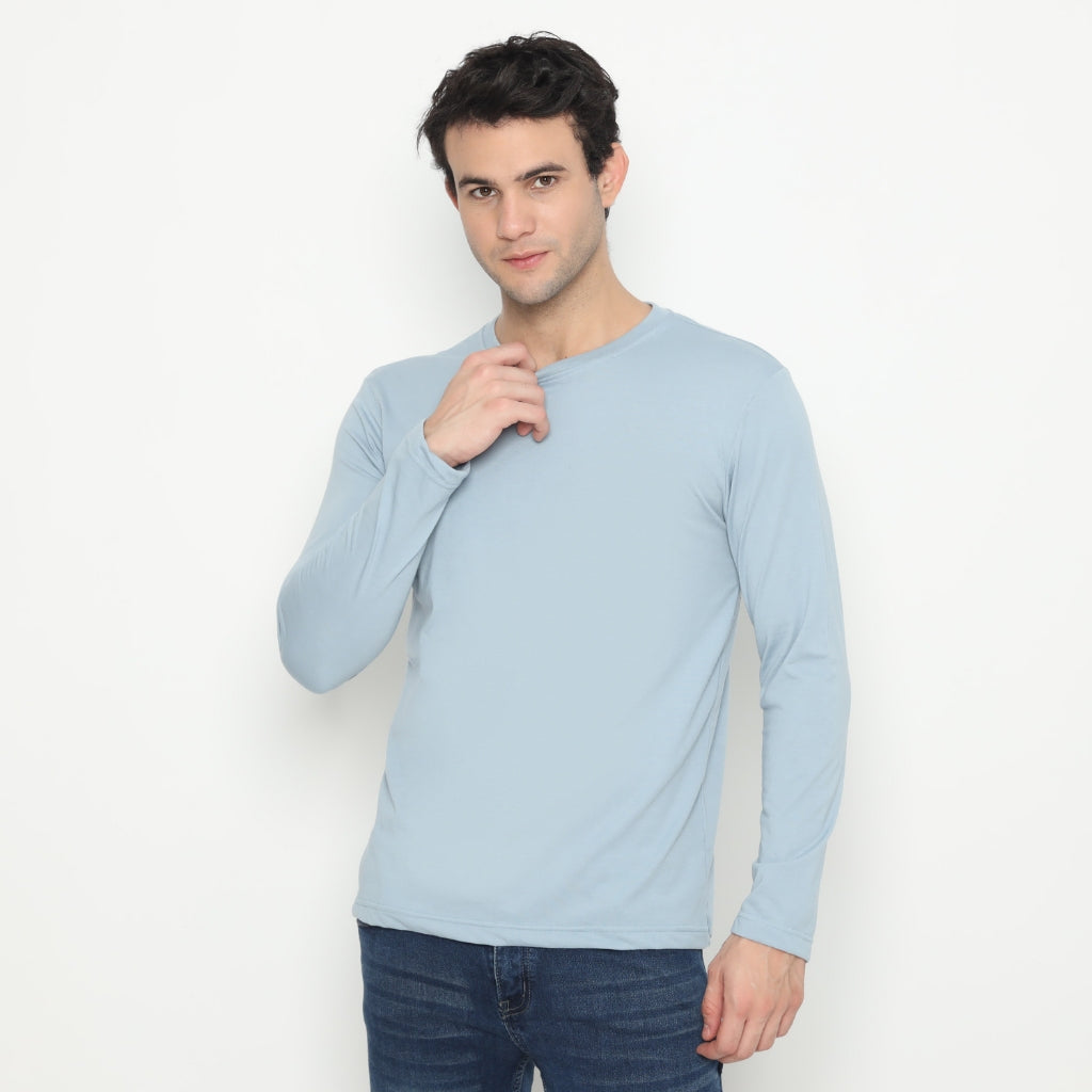 MATSUDA Kaos T Shirt Lengan Panjang Pria Katun Iwamizawa