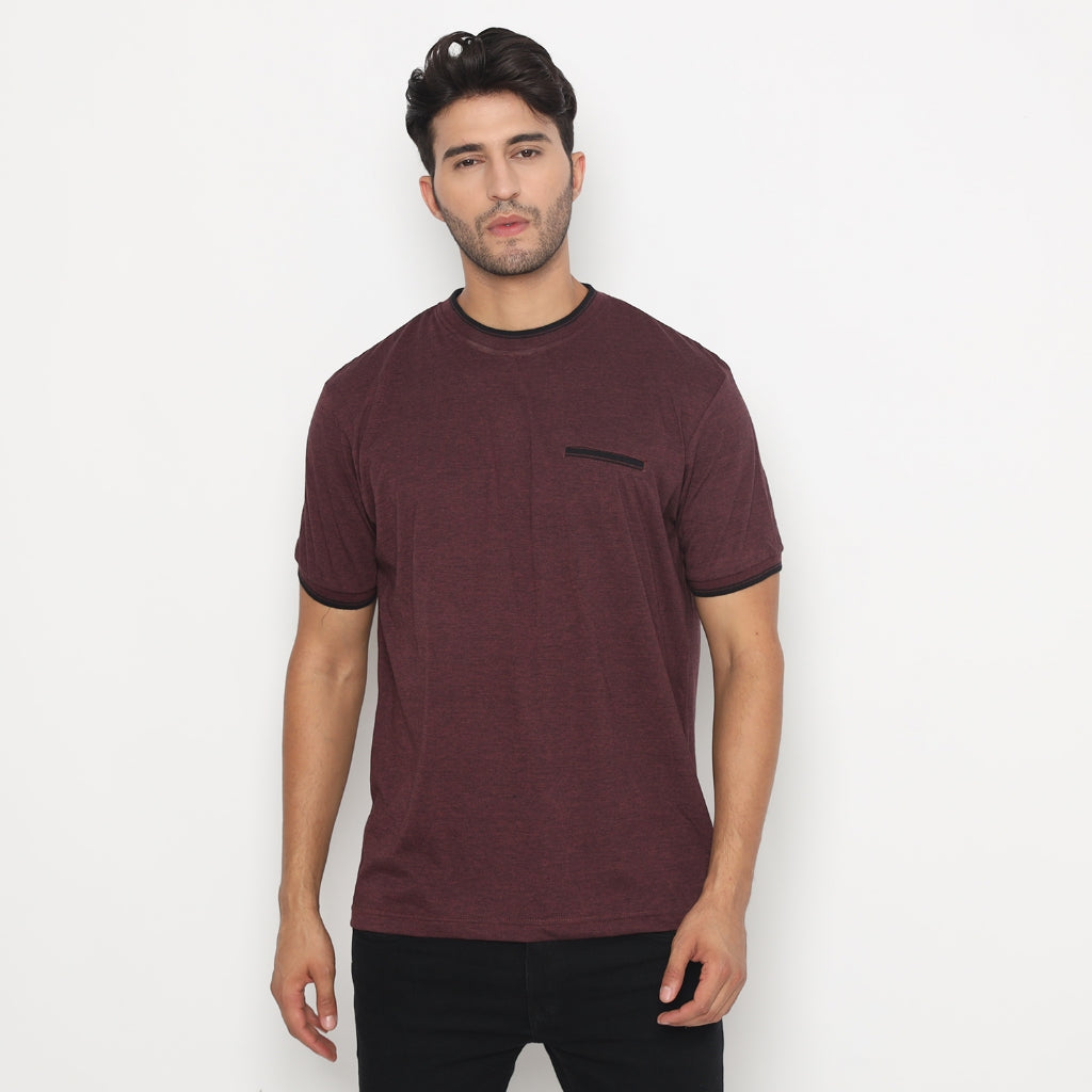 MATSUDA Kaos Pria T Shirt Edogawa Seri Warna Merah