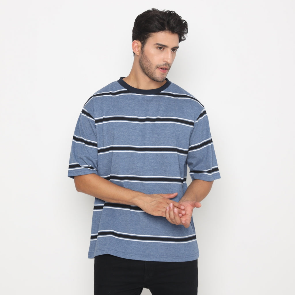 MATSUDA Kaos Oversize Stripe Monbetsu