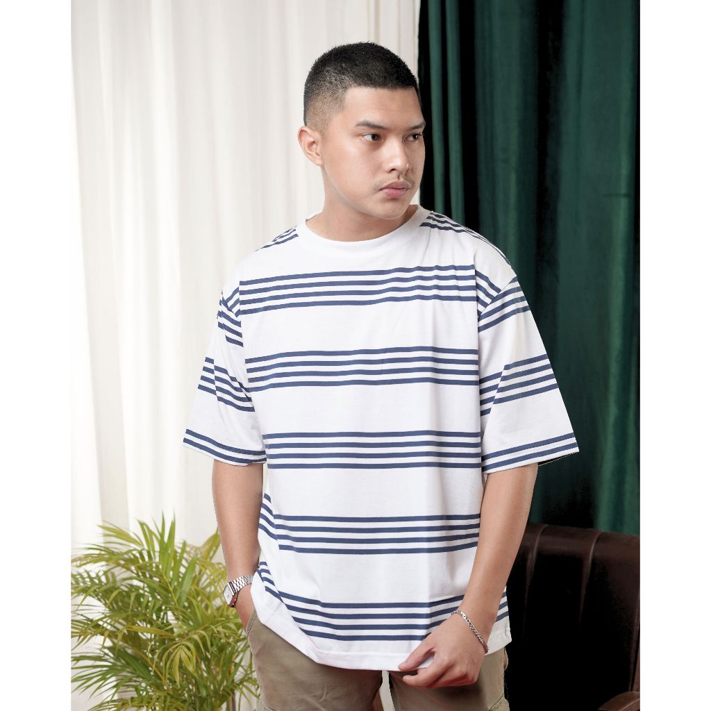 MATSUDA Kaos Oversize Stripe T shirt Nankoku