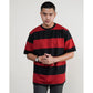 MATSUDA Kaos Oversize Stripe T shirt Katun Ogori