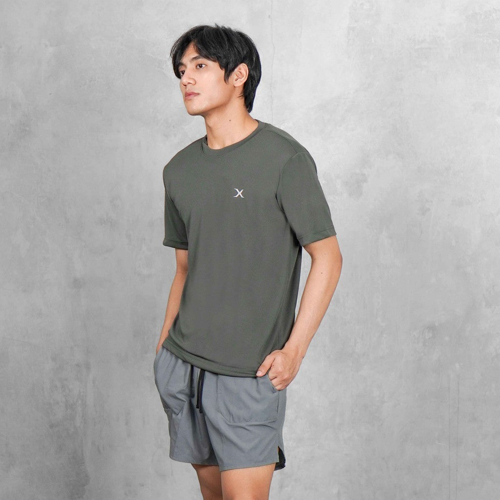 Matsuda Baju Kaos Olahraga Lari running gym Sportswear Dryfit pria Otaru