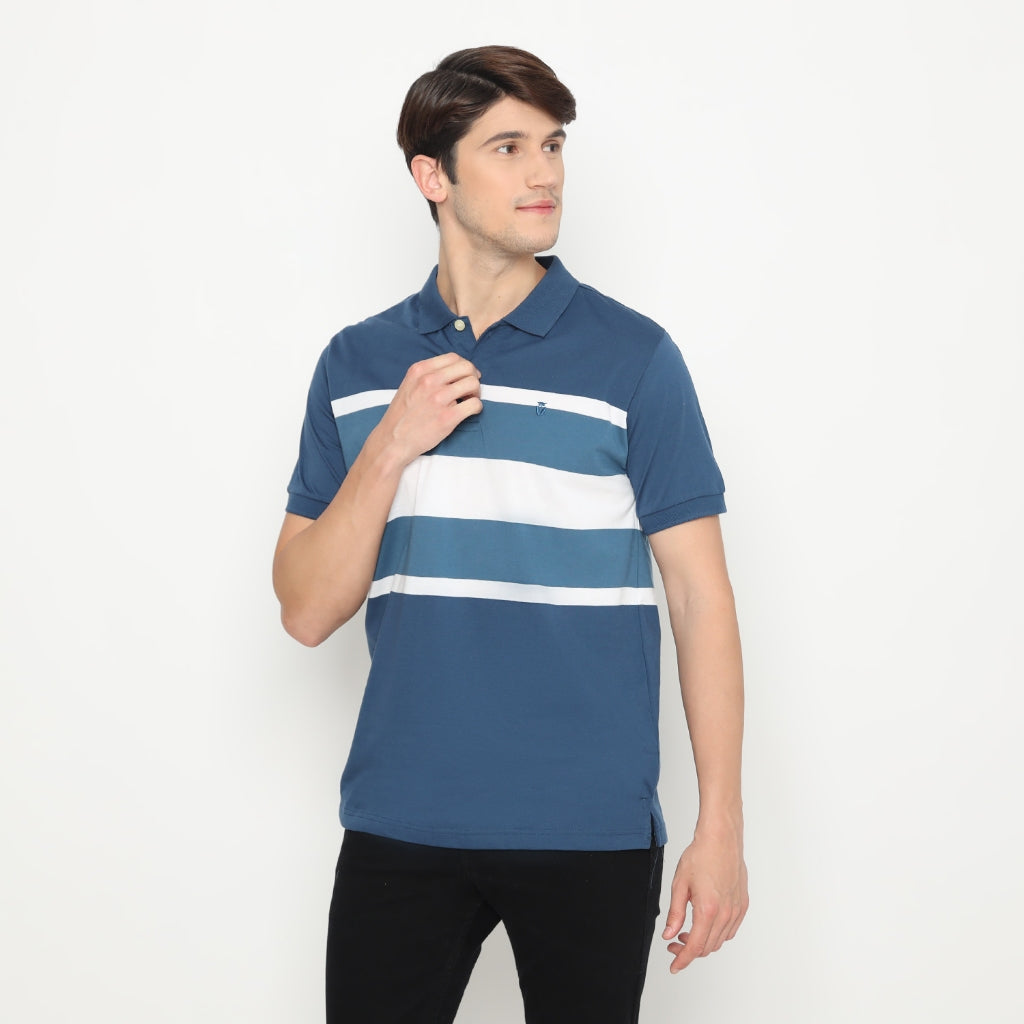 MATSUDA Kaos Polo Pria Katun Baju Cowok Kerah Kawaguchi