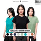 MATSUDA Kaos Wanita T Shirt Katun Zella