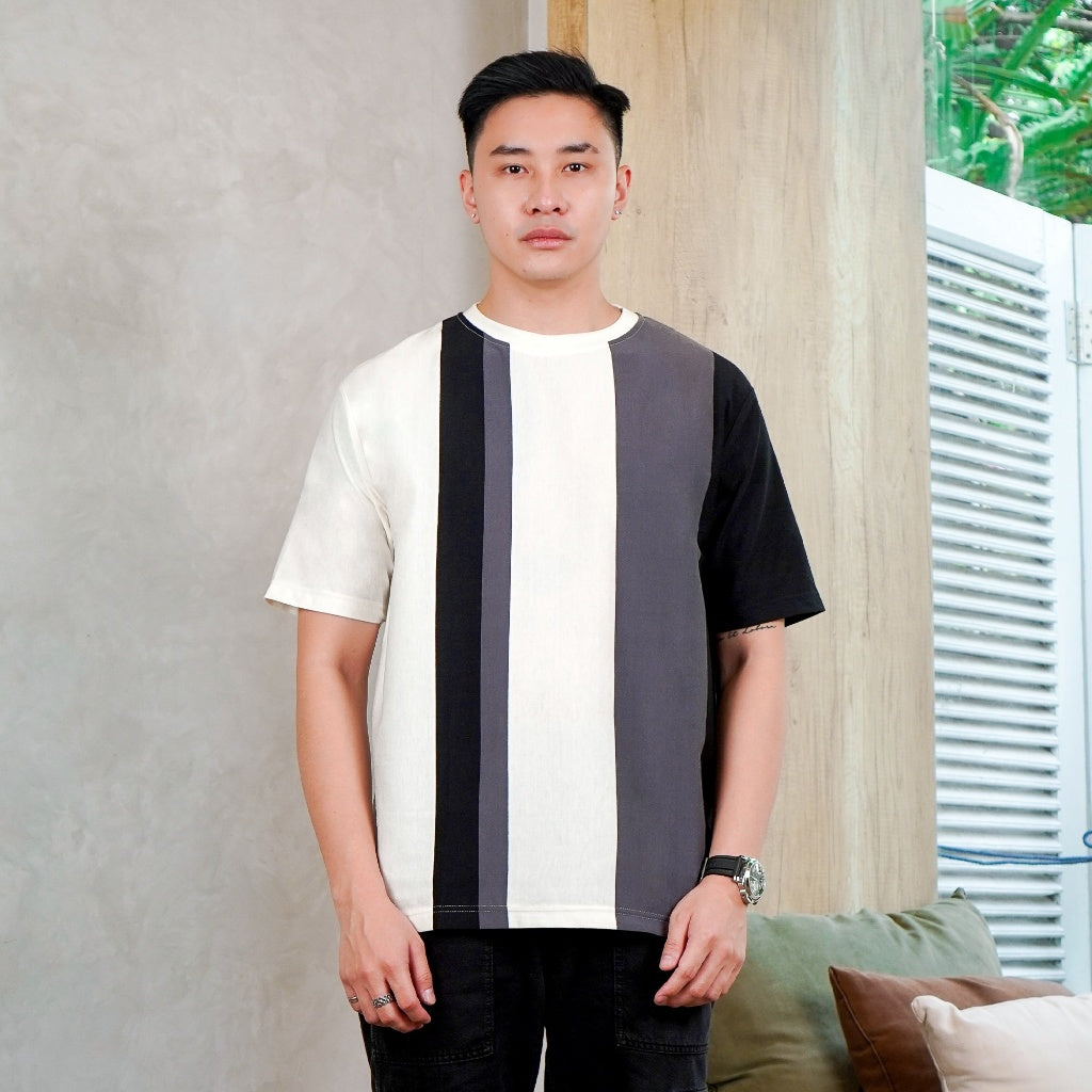 MATSUDA Kaos Oversize Stripe Mutsu Off white