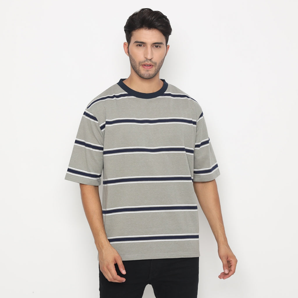 MATSUDA Kaos Oversize Stripe Monbetsu