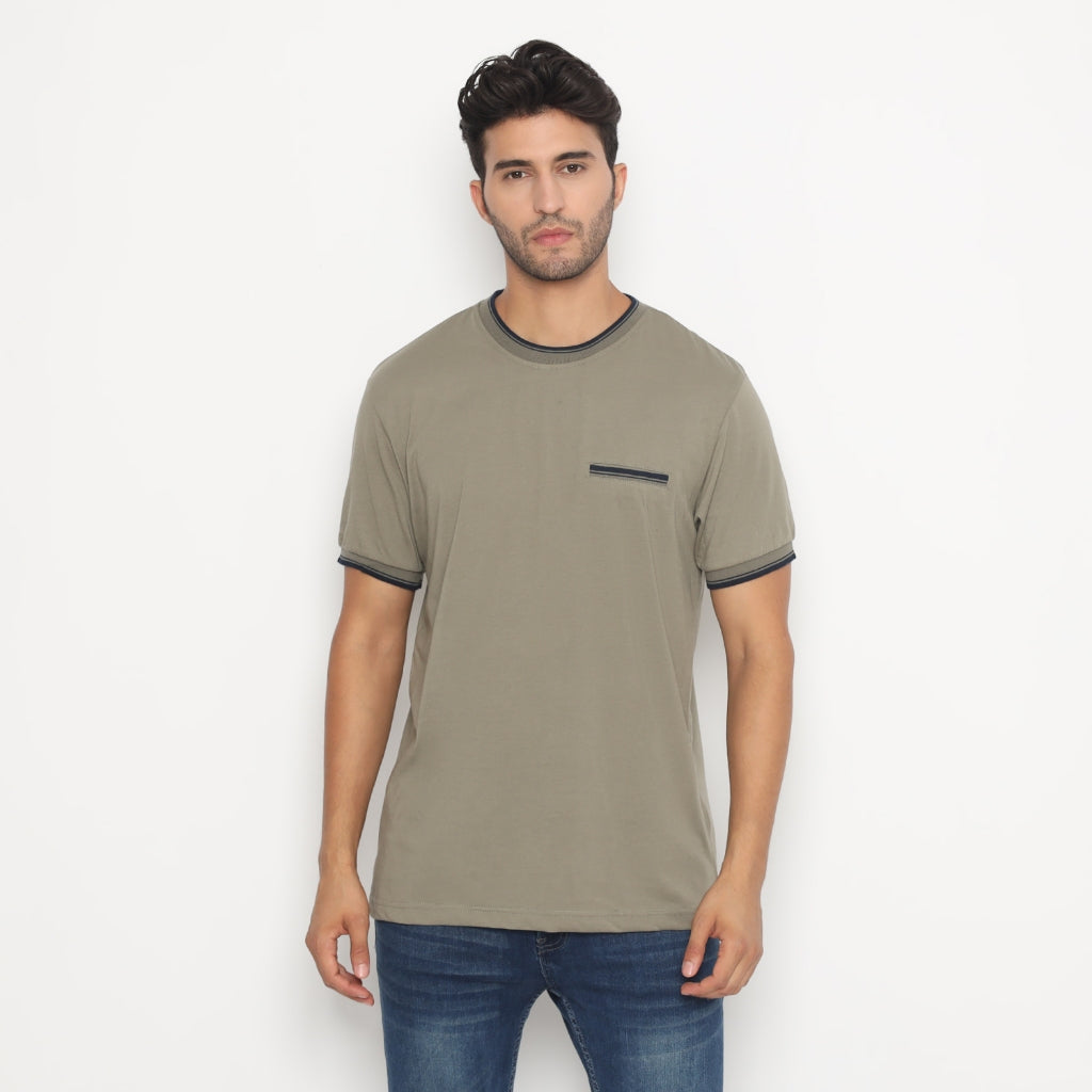 MATSUDA Kaos Pria T Shirt Edogawa Seri Warna Hijau