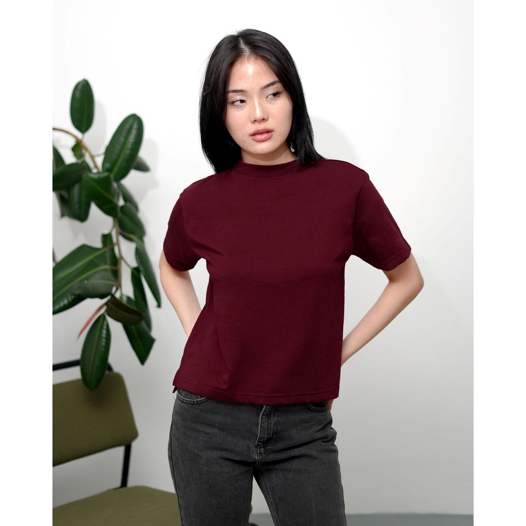 Matsuda Kaos Polos Wanita Cotton T Shirt  Elodie