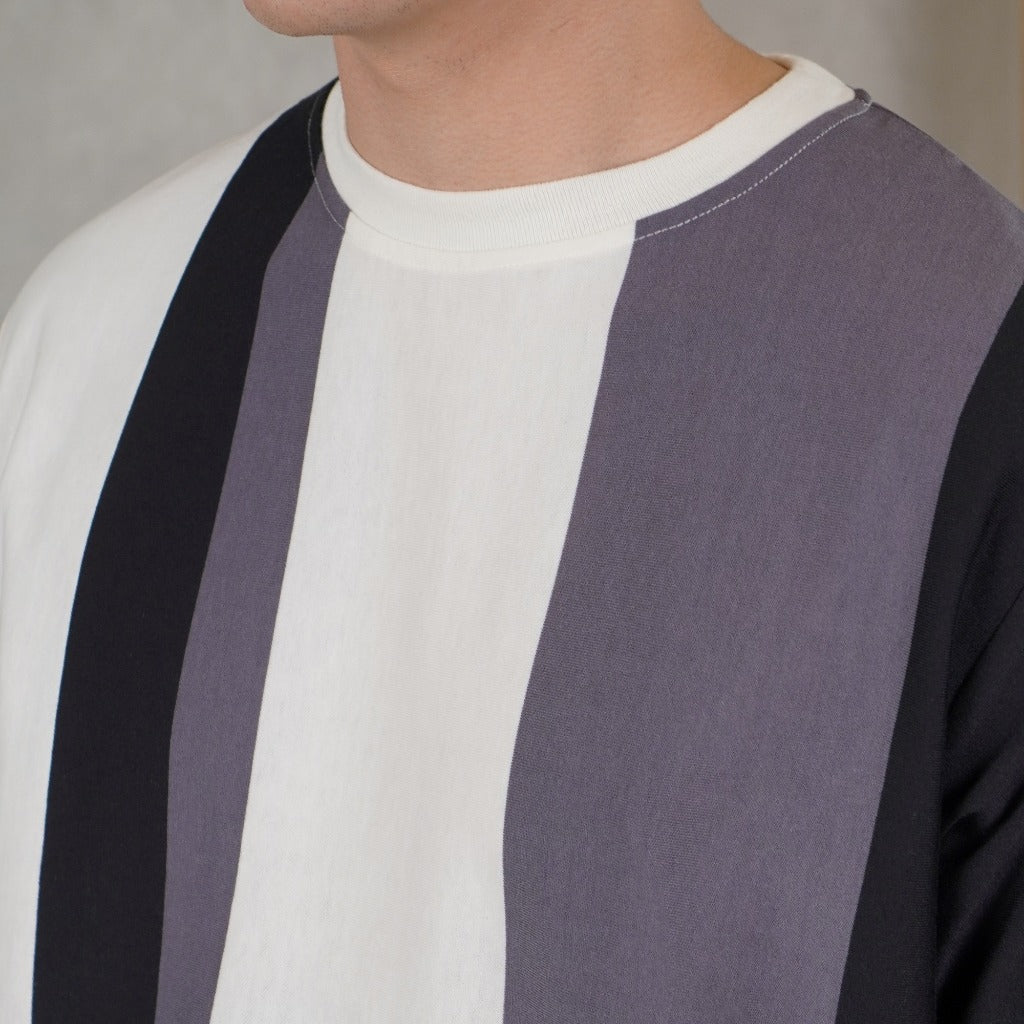 MATSUDA Kaos Oversize Stripe Mutsu Off white