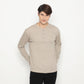 MATSUDA Kaos Lengan Panjang Henley Waffle Katun Miyama