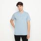 Matsuda Kaos Henley Polos Pria T Shirt Katun Nihama
