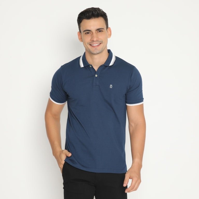 MATSUDA Kaos Polo Shirt Pria Katun Kerah Aioi