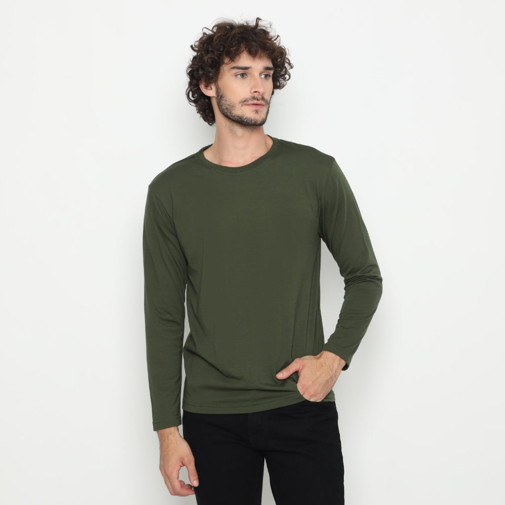 MATSUDA Kaos T Shirt Lengan Panjang Pria Katun Iwamizawa