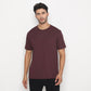 MATSUDA Kaos Polos Pocket T Shirt Cotton Chuo Seri Warna Merah