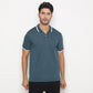 MATSUDA Kaos Polo Shirt Pria Kerah Aioi Seri Warna Biru